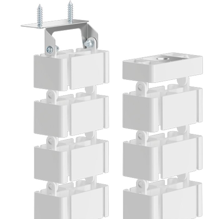 Fellowes Organizador de cables en espiral Blanco 1.3m